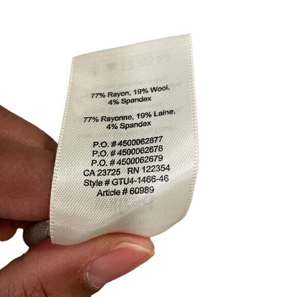 Wilfred TShirt Womens S Crewneck Long Line Split Hem Heather Gray Airy Opaque - Picture 7 of 7